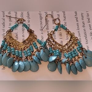 Torquoise Chandelier Earrings